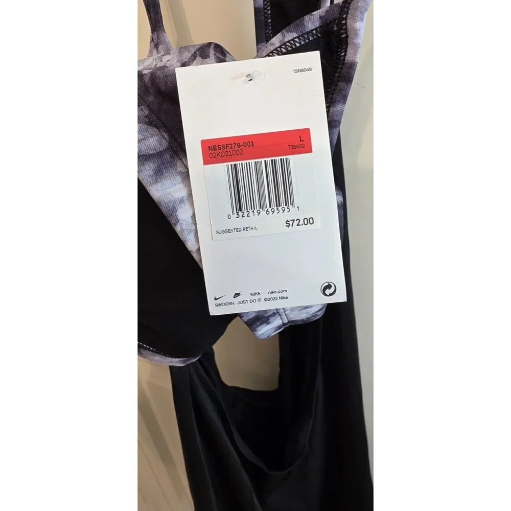 Nike Dri-FIT Camiseta Deportiva Mujer con Bra‎ Integrado Espalda Racerback Talla